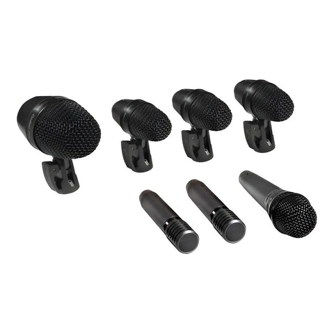 Kit De Micrófono Shure Pga Drum Kit 7 Para Batería, Color Negro