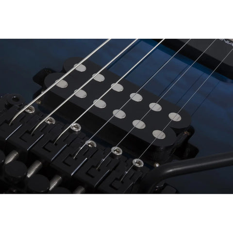 Guitarra Schecter Reaper-6 Fr S Elite Deep Ocean Blue Diestro Azul Ébano