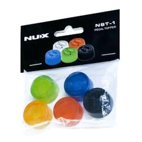 Nux Nst-1 Pedal Topper  Tapas Para Footswitch (5 Pzs) Agua