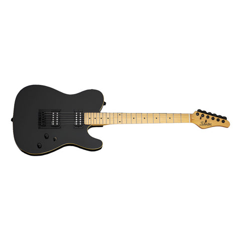 Guitarra Eléctrica Schecter Pt-m/m Gloss Black Diestro Negro Maple