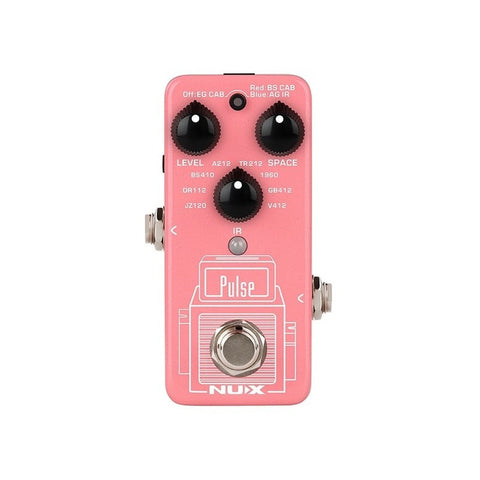 Mini Pedal Ir-loader Para Guitarra Y Bajo Nux Nss-4 Pulse Color Rosa
