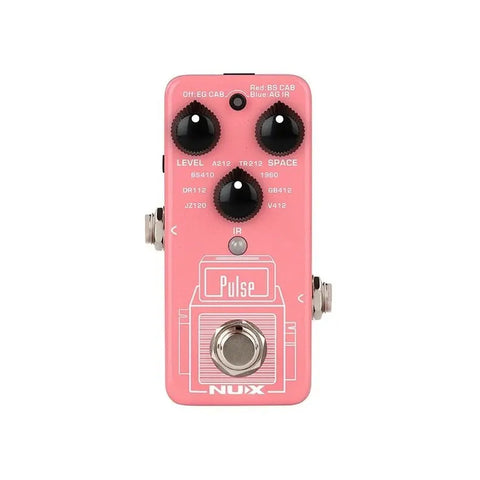 Pedal Nux Nss-4 Pulse Rosa Emulador Ir-loader Guitarra Bajo
