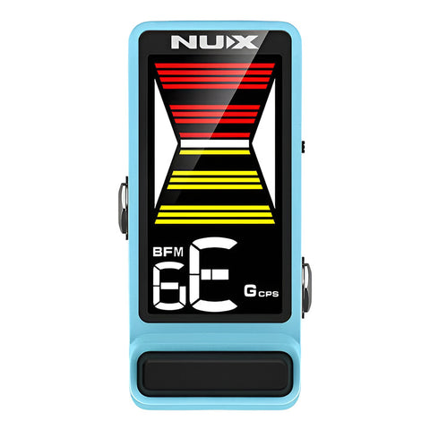 Pedal Afinador Electrónico Color Azul Nux Ntu-3mkii Agua