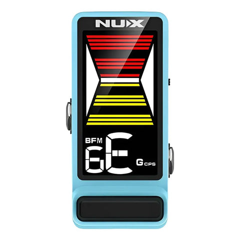 Pedal Afinador Electrónico Color Azul Nux Ntu-3mkii Agua