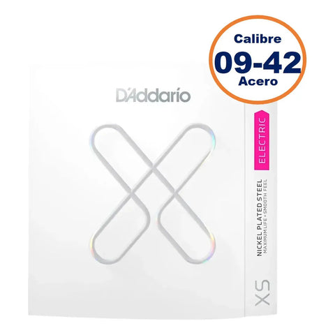 Cuerdas Guitarra Eléctrica D'addario Recubrimiento Xs 09/42