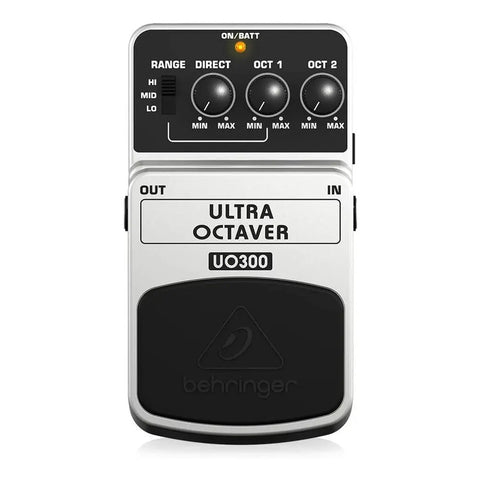 Pedal Ultra Octavador De 3 Modos, Behringer Uo300 Gris