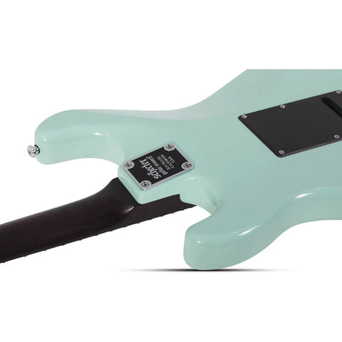 Guitarra Schecter Nick Johnston Trad 10 Anniversary Green Diestro Verde Claro Ébano