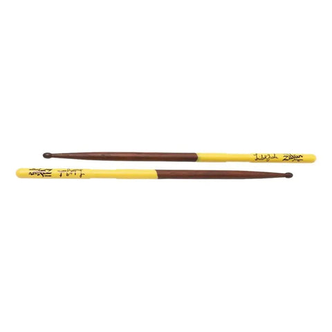 Baquetas Trilok Gurtu Serie Artist Zastg Zildjian Color Amarillo 3x1.8x42.7
