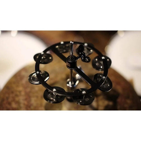 Meinl Hthh1bk Pandero Para Batería Crótalos Acero Color Negro