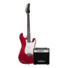 Paquete De Guitarra Eléctrica Babilon Epic-mrd Pack Rojo