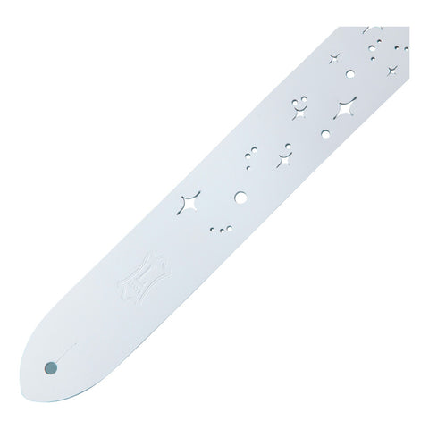 Tahali 2'' White P/guitarra Levys M12gsc Blanco Leathers