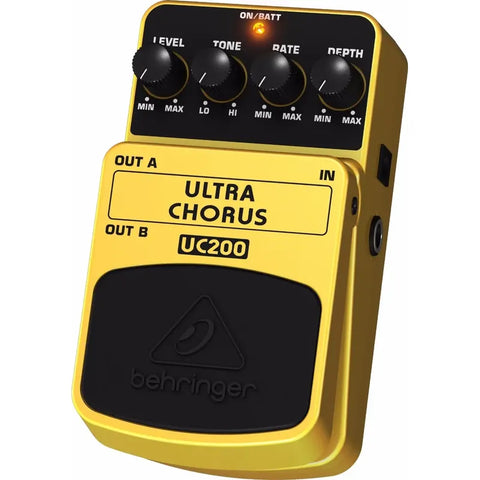 Pedal Chorus Para Guitarra, Behringer Uc200 Amarillo