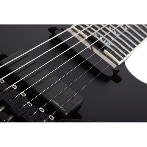 Guitarra Eléctrica Schecter Pt 7 Fr-s Sls Elite Evil Twin Bl Diestro Negro Ébano