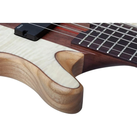 Bajo Eléctrico Schecter Charles Berthoud Cb-6 Natural Satin Diestro Beige 6 Laqueado