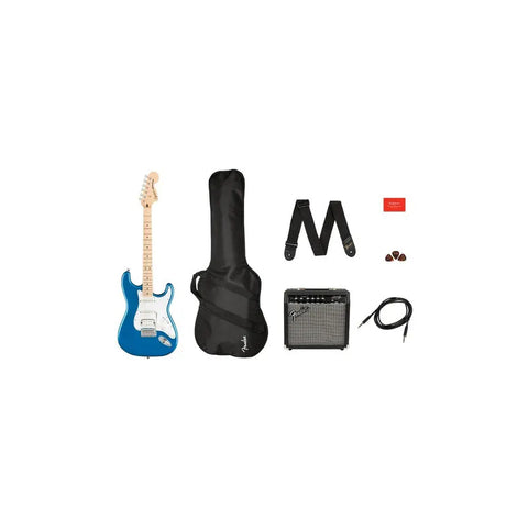 Fender Paquete Guitarra Eléctrica Affinity Stratocaster Hss Mn Lpb Diestro Arce