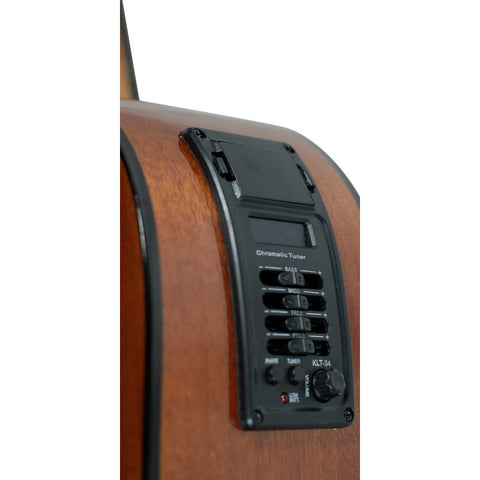 Guitarra Electroacústica La Sevillana Tx-200ceq Nat Natural Diestro