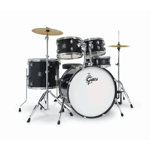 Batería Acústica Gretsch Renegade Rge625 Negro Revestida