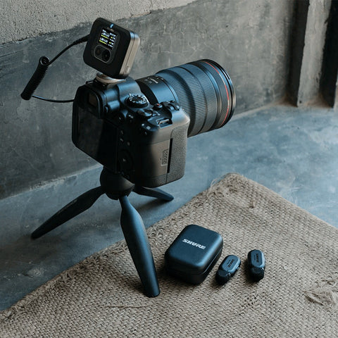 Kit Micrófonos Inalámbricos Y Receptor Shure Mv-two-kit Negro