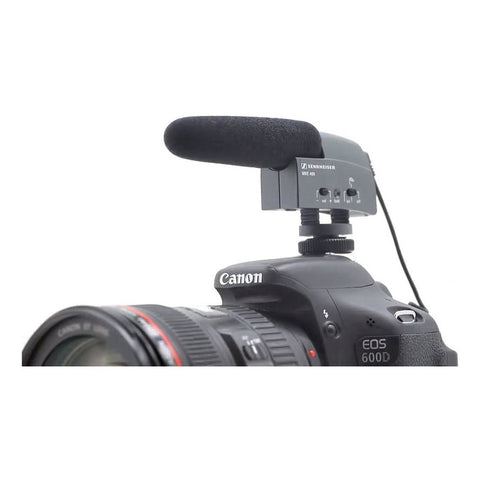 Micrófono Compacto P/ Video Cámara, Sennheiser Mke400 Negro