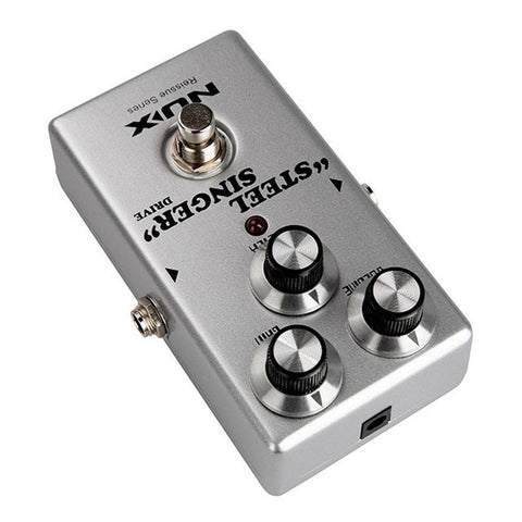 Pedal Overdrive Para Guitarra Nux Steel Singer Drive Plateado