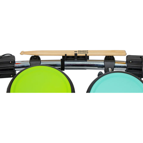 Batería Electrónica Con Pads De Colores Carlsbro Csd80r Negro