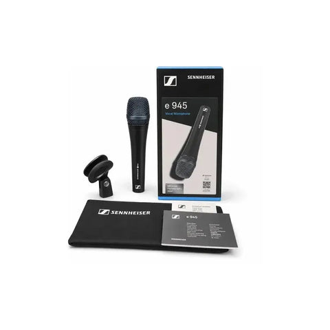 Micrófono Sennheiser Evolution E 945 Dinámico Supercardioide Color Negro
