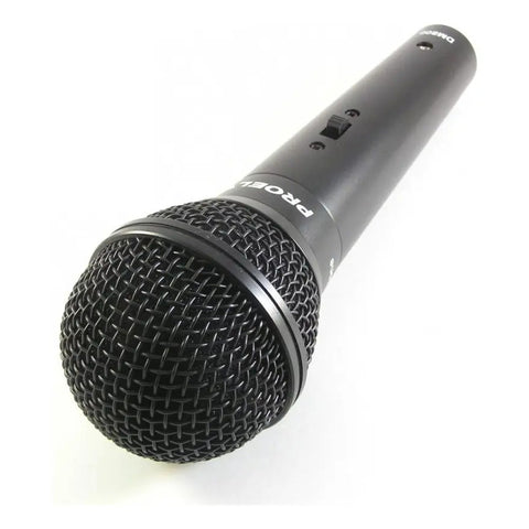 Microfono Dinamico Proel Dm800 Metal Pesado + Cable Xlr Negro