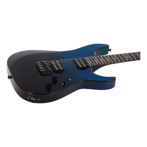 Guitarra Eléctrica Deep Ocean Blue Schecter Reaper-6 Elite Diestro