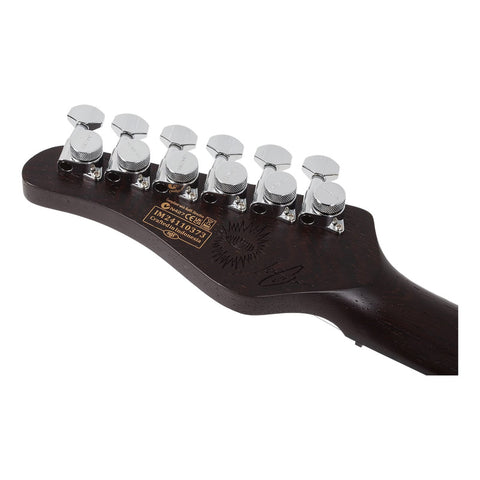 Guitarra Schecter Nick Johnston Trad 10 Anniversary Saffron Diestro Dorado Ébano