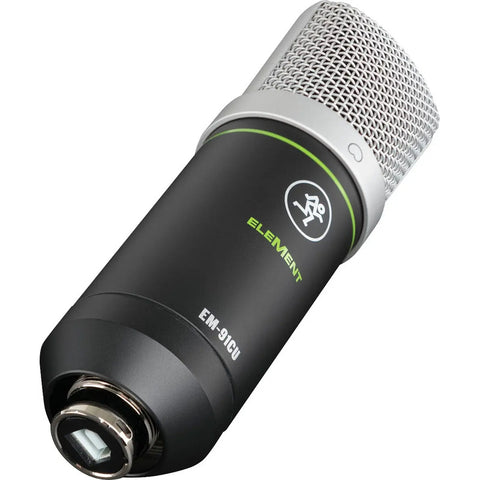 Microfono Condensador Element Series Usb Mackie Em-91cu Negro