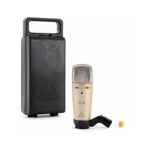Micrófono Behringer C-3 Condensador Cardioide Y Omnidireccional Plateado