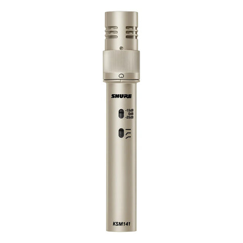 Micrófono Para Instrumento De Patrón Dual Shure Ksm141/sl Silver