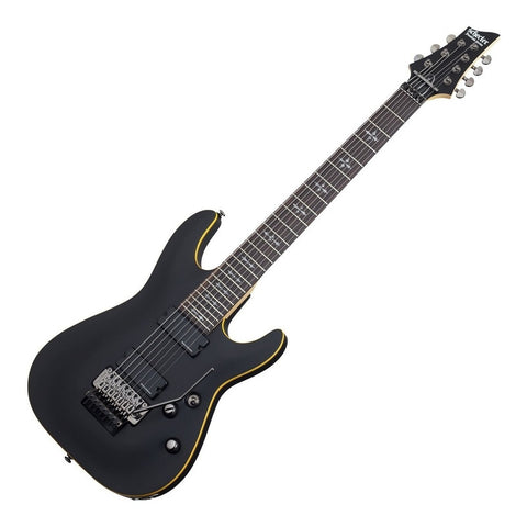 Guitarra Eléctrica Negro Satinado, Schecter Demon-7 Fr