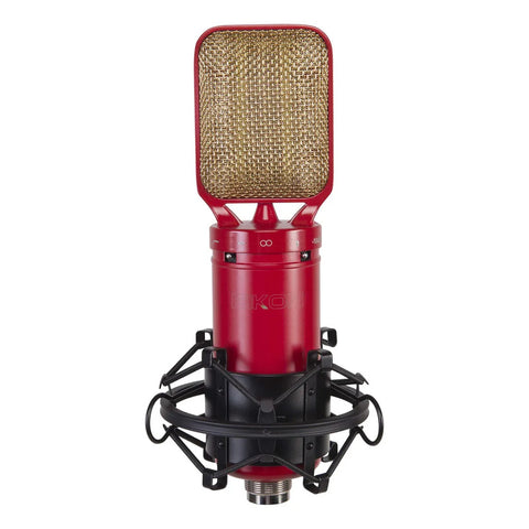 Micrófono Condensador Proel Rm8 Ribbon Bidireccional Vocal Instrumental Rojo