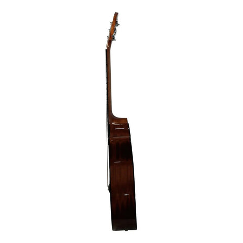 Guitarra Electroacústica Sombreada La Sevillana Ga-320ceq Sombreado Transparente