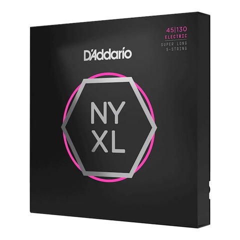 Juego De 5 Cuerdas Para Bajo .045-.130 Daddario Nyxl45130sl