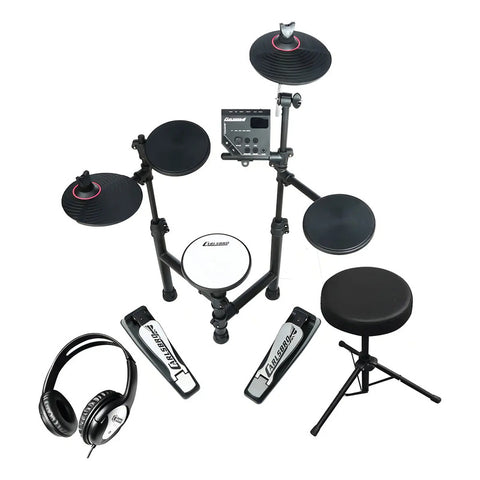 Batería Electrónica Carlsbro Club100bp1 Negra Compacta Portátil 5 Cuerpos Negro