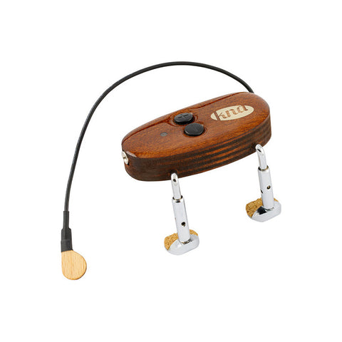 Pastilla Para Violín/viola Portátil Inalámbrica Ontada En El Puente Kna Vv-wi Color Marrón