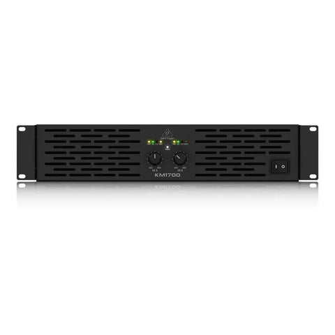 Behringer Km1700 Amplificador Poder Profesional 1700 Watts Color Negro