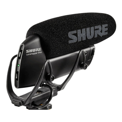 Micrófono Condensador Para Montar Sobre La Cámara Shure Vp83 Negro