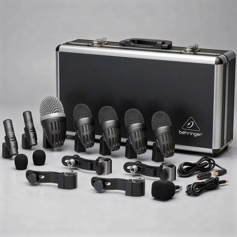 Behringer Bc1500 Set De Micrófonos Batería 7 Piezas Estuche Color Negro