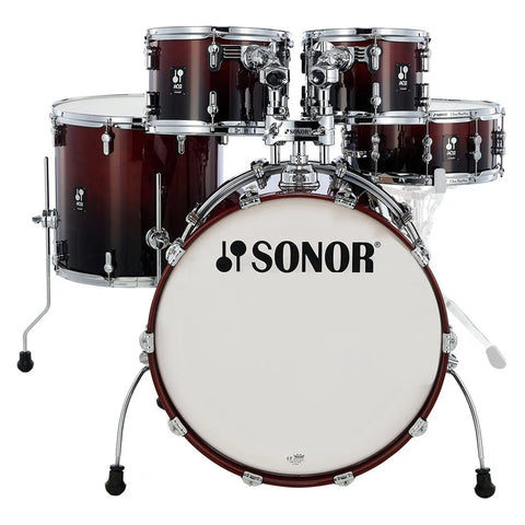 Batería De 5 Pzas Color Cafe Sonor Aq2 Stage Set Bwn  Café