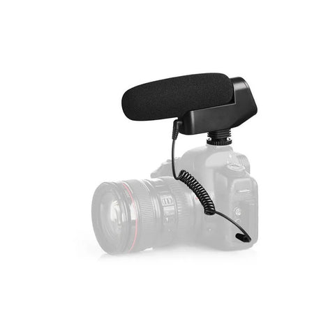 Micrófono Shotgun Condensador Unidireccional Boya By-vm600 Negro