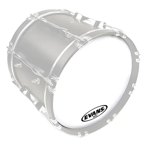 Evans Bd24mx2w Parche 24 Pulgadas Blanco Para Bombo Tambora