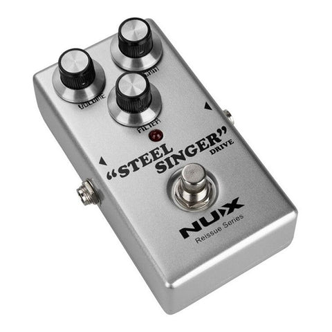 Pedal Overdrive Para Guitarra Nux Steel Singer Drive Plateado