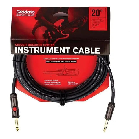 Cable Pw-agl-20 Planet Waves P10 Con Disyuntor De 6,09 M