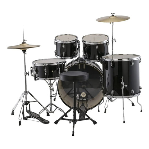 Batería De 5 Tambores Ludwig Accent Lc19511 Negro Sparkle Negro