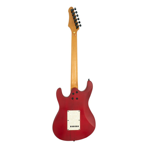 Guitarra Eléctrica Stratocaster Cherry Sunburst Mars Strat Diestro Rojo Palo De Rosa
