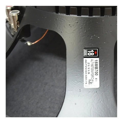 Bocina 15 Pulgadas Eighteen Sound 15mb700/8 Negro