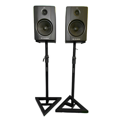 Par Bases Soportes P/ Monitores De Estudio Gremori Gmr-std20 Negro